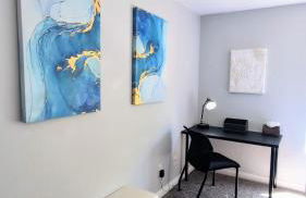 Poolside 2BR Condo with Balcony & Workspace - Photo 23