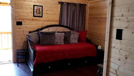 Texas State Glamping in this Charming Cabin Rental for Six in Pipe Creek - Foto 2