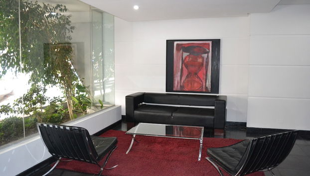 Zona de estar del vestíbulo