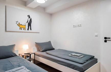 ALFA Stuttgart 2Z-Apartment 4 Betten SmartTV WLAN nahe Wasen Daimler l Bad & Küche l 2BR 4 beds kitchen bathroom - Foto 5