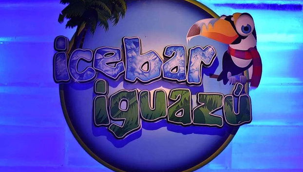 Placa do Icebar Iguazú