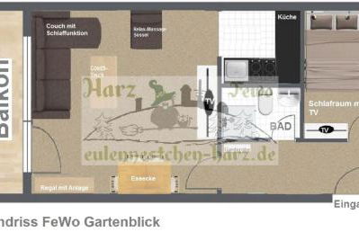 Eulennestchen-Harz Fewo S1 oder L2 Für Single, Paar oder Familie & Hund Oberharz - Foto 8