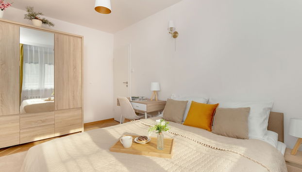Cosy Beige Apartment for 5 by Renters - Foto 5, Habitación