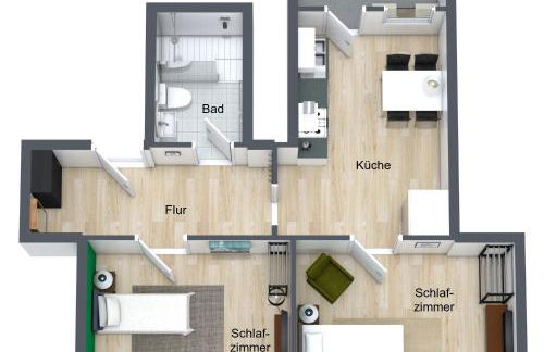 Das Berg Apartment Rüttenscheid, Netflix, nahe Messe, Klinikum - Foto 20