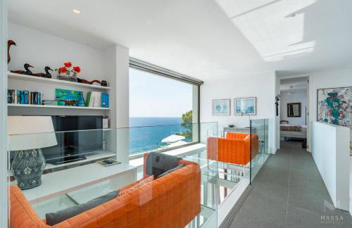 Can Ema, villa moderna con piscina frente al mar - Foto 43