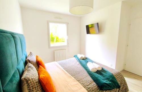 Les Rochers - Raffinement boisé & Plage à 5 min en voiture - Sérénité - Foto 14