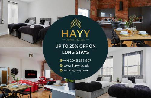 Hayy Apartments Stylish & Central Stays in Barnsley - Foto 1