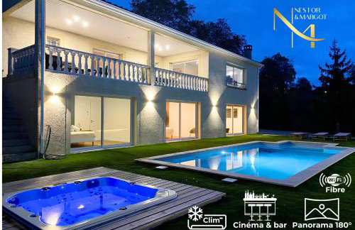 Villa 15 personnes - Piscine - Jacuzzi - Clim - Bar - Billard - Cinéma - Vue Panoramique - Foto 1