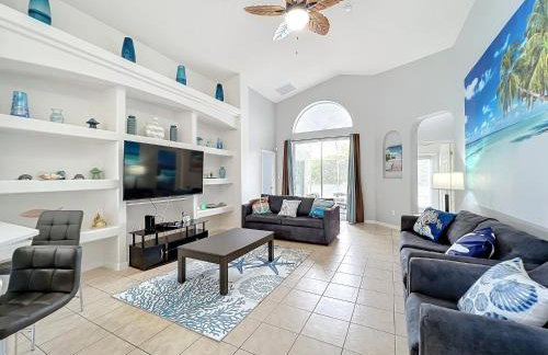 Beach Theme Vacation Pool Spa Home Mins to Disney - Foto 58