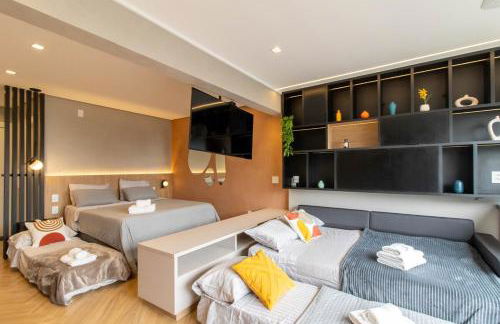 Atmosphere Home Studio 05310, Vaga, 7 km GRU, Lazer - Foto 49