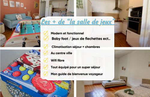 chez lulu-La salle de jeux-3 chambres-5pers-cnpe bugey - Foto 2