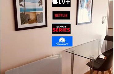 T2 Tout confort TV 55' avec canal séries netflix Disney Dazen Bein sport apple TV OCS paramount prime vidéo - Foto 1