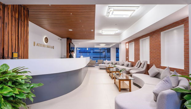 Coin salon dans le hall