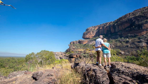 Admirando a paisagem
