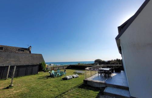 Tipoz'Immo - Maison de la Baie - vue mer et accès direct à la plage - animaux bienvenus - wifi inclus - linge inclus et lits faits - terrasse et jardin clos - parking gratuit - proche des commerces et des attractions touristiques - Foto 31