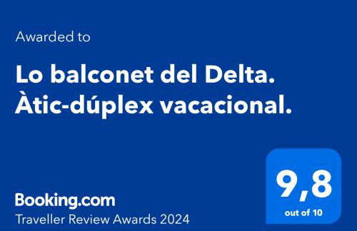 Lo balconet del Delta. Àtic-dúplex vacacional. - Foto 60