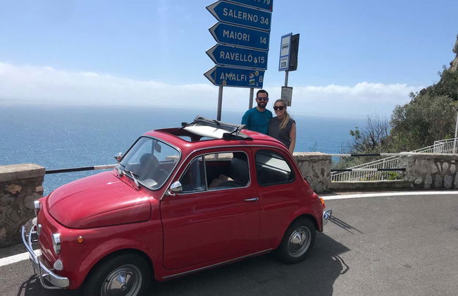 Amalfi Coast Fiat 500 Private Tour - Foto 3