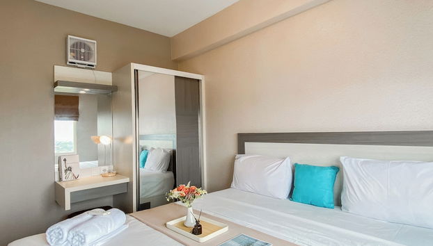 Restful 2BR at Podomoro Golf View Apartment - Photo 5, Chambre