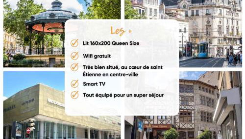 T2 Amérique Latine 2-4p - Centre ville St Étienne - Foto 3