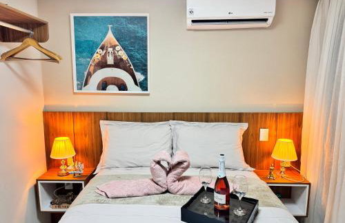 Magnífico APARTAMENTO de Charme - 3 quartos AR CONDICIONADOS SPLIT - Beira Mar, 2 banheiros, 2 Vagas Garagem, 4 Varandas, 2 Elevadores, Redes para Descanso, Wi-Fi, Air Fryer, Disney Plus, HBO Max, Cadeiras de Praia e Caixa Térmica - Photo 16