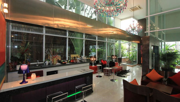 Sala de estar do lobby