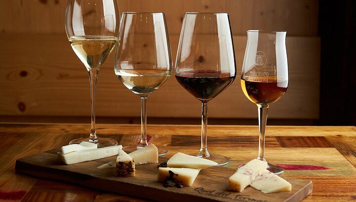Tour de Quesos y Gins Todo Incluido en las colinas del Prosecco. - Foto 1, Quesos y vinos