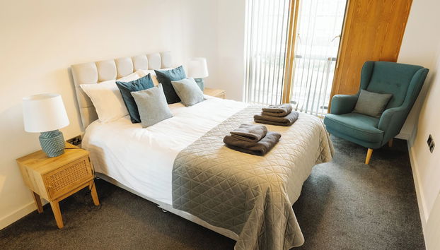 Sheffield 2nd Fl 2 Bed City Apartment - Foto 3, Habitación