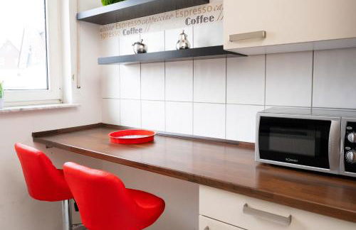 Art City-Studios Kassel 6 und 9 mit 2 Schlafzimmern, groß, modern, citynah, kostenfreie Parkplätze, Süd-Balkons, ruhig, Herkulesblick, voll ausgestattet - Foto 47