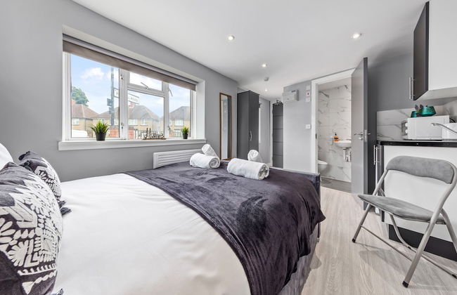 Lovely Ensuite Room Feltham Heathrow London Tw13 - Foto 5