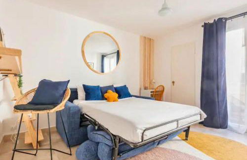 L'Escapade-Vélodrome-La Timone-Parking-Balcon-Wifi-Netflix-Urban NestConciergerie - Foto 9