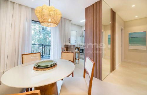 306 Bl 03 - WaldGarten Bombinhas - 50 m do Mar e Frente Avenida - Condomínio de Alto Padrão - Piscina - Academia - Salão de jogos - Foto 4