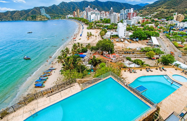 Sea View - Rodadero - First Beachfront Line - 2 Pools - Foto 52