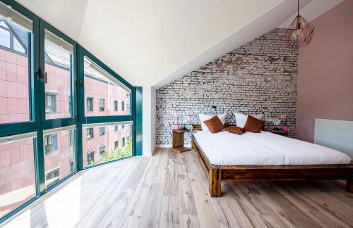 Industrie Stil Apartment unweit vom See - Foto 35