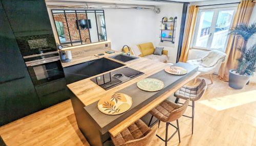 Gîte Oasis Ault - Ciné, Balnéo & Confort à la Mer - Foto 4, stove, pet friendly, minibar