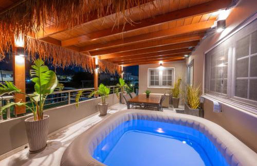 Coral Paradise Luxury Modern Family Villa with Jacuzzi, Pool View & Parking in Rhodes Island - Foto 13