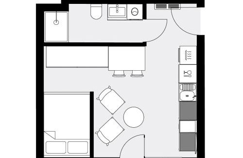 URABN APARTMENTS Studio with garden No 2A Chorzów Katowice FREE PRIVATE PARKING, Self CHECK-IN - Foto 8