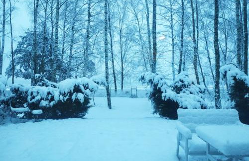 Linia brzegowa prywatny pomost własny kajak hamaki grill ognisko kominek w domu taras Domek dla 6 osób nad samą wodą BRZÓZKI 1 - Foto 4