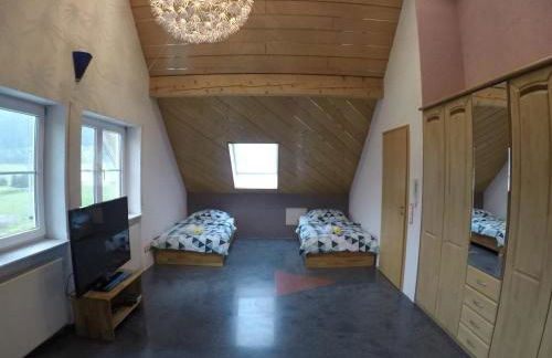 Ferienwohnung Leutkirch offen hell hoch schöne Aussicht - Foto 6