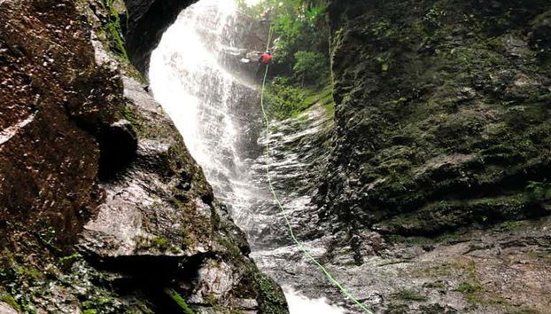 Taking on the waterfall