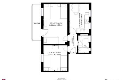 GU03 Monteursunterkunft in Griesheim! - Foto 12