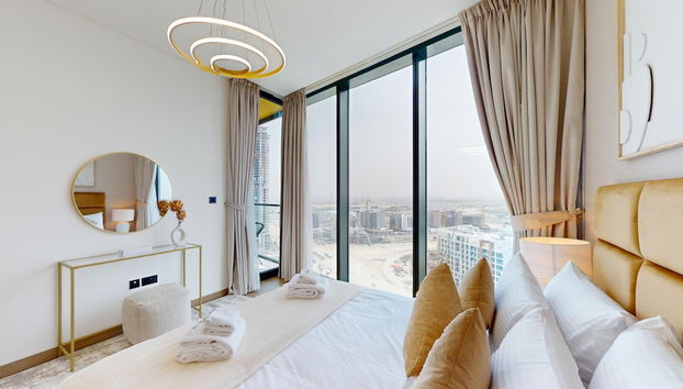 Primestay - 1BR + Maids in Meydan Dubai - Foto 4, Habitación