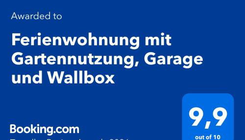 Ferienwohnung mit Gartennutzung, Garage und Wallbox - Foto 2