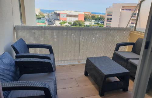 Studio Carnon bord de plage climatisé - Foto 7