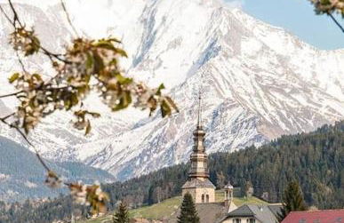La marmotte: Vue Mont Blanc, terrasse, parking - Foto 37