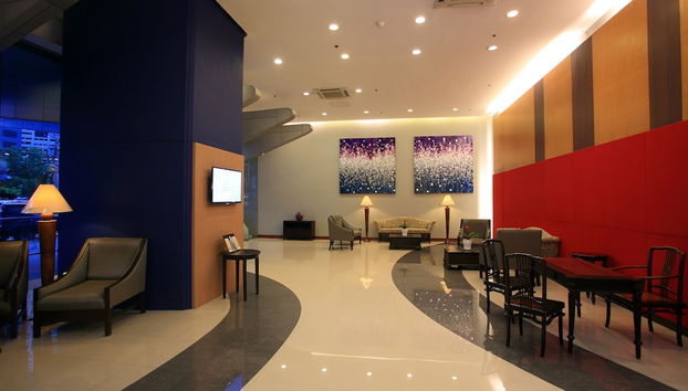 Zona de estar del vestíbulo