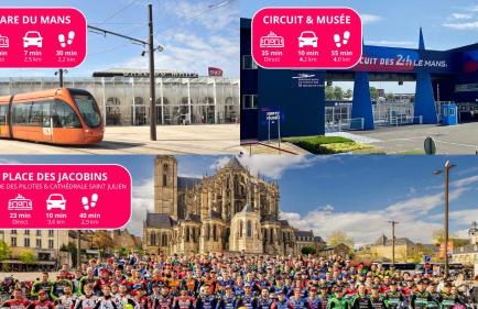 Appartement 4 chambres Idéal 24h moto & voiture - Foto 6