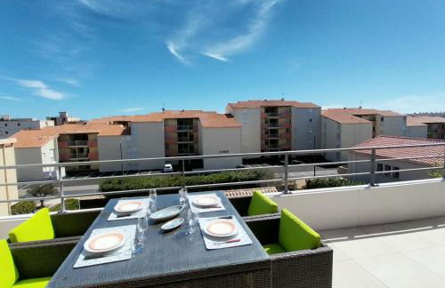 Superbe T3 wifi climatisé, Le Sunset Lodge, Narbonne Plage - Photo 12