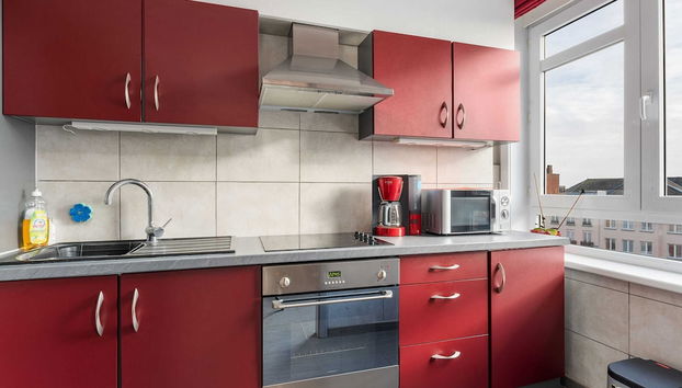 Agraable Studio sur la Place du Casino - Foto 5, Cocina privada