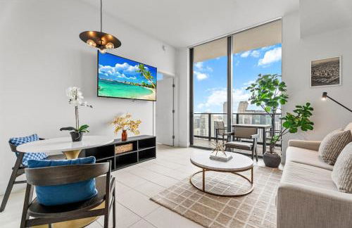 5108Great Penthouse, Bay view, in the heart of MIAMI - Foto 7