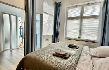 Erholsame City-Erdgeschosswohnung mit Veranda, Grill und Parkplatz D46EG - Photo 16